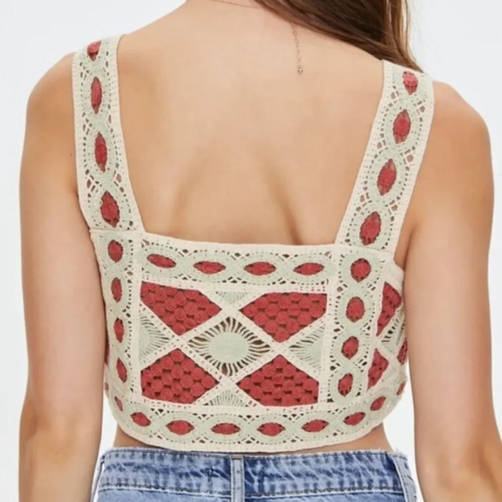Julia by Love J Crochet Women's Top. Festival. Bohemian. Beachy - Picture 6 of 13